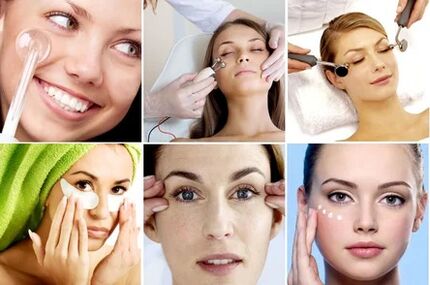 Métodos de rejuvenescimento da pele ao redor dos olhos