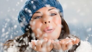 frio para manter a pele jovem