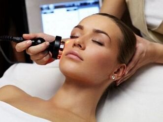 rejuvenescimento da pele facial usando métodos de hardware